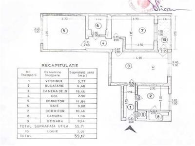 Apartament 3 camere Constructorilor