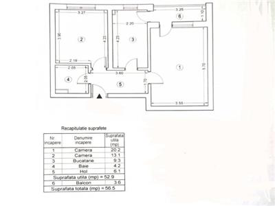 Apartament 2 camere de vanzare E xigent Plazza