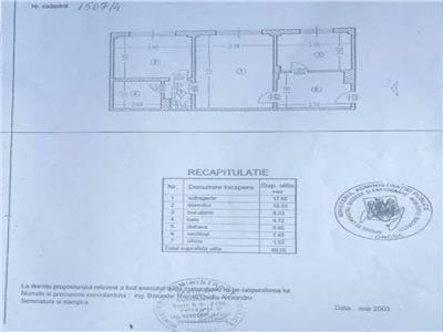 Apartament 2 camere de vanzare Lujerului