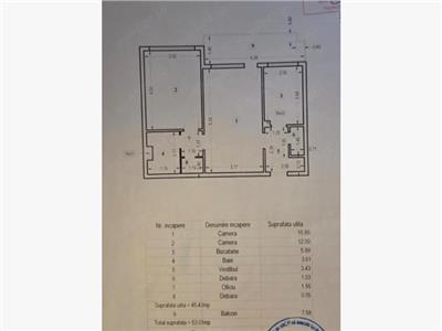 Apartament 2 camere de vanzare gorjului
