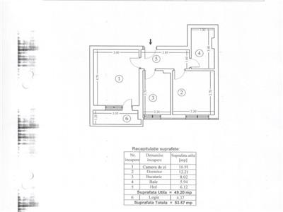 Apartament 2 camere de vanzare Lujerului