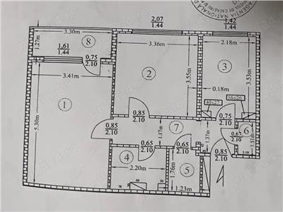 Apartament 2 camere de vanzare Pacii